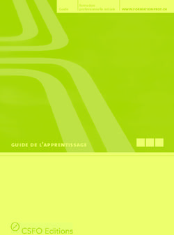 Guide de l'apprentissage - professionnelle initiale www.formationprof.ch