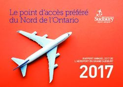 Le point d'acc&egrave;s pr&eacute;f&eacute;r&eacute; du Nord de l'Ontario - Greater Sudbury Airport