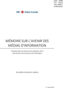 MÉMOIRE SUR L'AVENIR DES MÉDIAS D'INFORMATION - Présenté dans le cadre des consultations de la Commission de la culture et de l'éducation ...