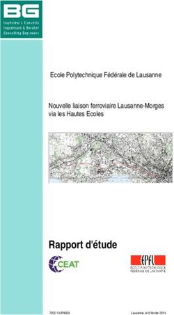 Rapport d'&eacute;tude - Ecole Polytechnique F&eacute;d&eacute;rale de Lausanne Nouvelle liaison ferroviaire Lausanne-Morges via les Hautes Ecoles - citrap-vaud.ch