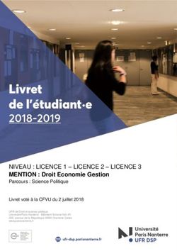 NIVEAU : LICENCE 1 - LICENCE 2 - LICENCE 3 - MENTION : Droit Economie Gestion - UFR DSP