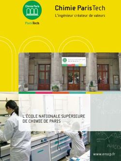 Chimie Paristech L'ingénieur créateur de valeurs - L'écoLe nationaLe supérieure de chimie de paris