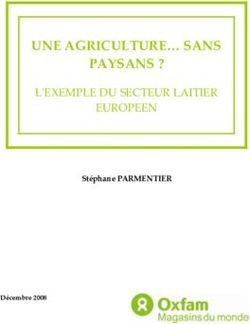 UNE AGRICULTURE SANS PAYSANS ? - L'EXEMPLE DU SECTEUR LAITIER EUROPEEN St&eacute;phane PARMENTIER - Oxfam-Magasins du monde