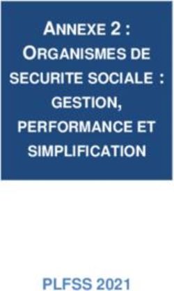 ANNEXE 2 : PLFSS 2021 - ORGANISMES DE SECURITE SOCIALE : GESTION, PERFORMANCE ET - Sécurité sociale