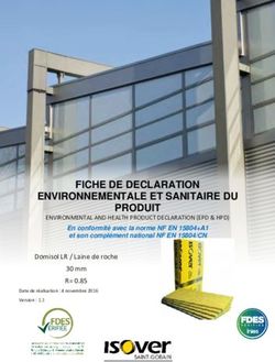 FICHE DE DECLARATION ENVIRONNEMENTALE ET SANITAIRE DU PRODUIT