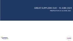 GREAT SUPPLIERS DAY - 10 JUIN 2021 - PROPOSITION DU 26 AVRIL 2021 - InvitYou