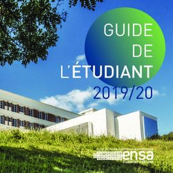 GUIDE DE L'ÉTUDIANT 2019/20 - Archi.fr