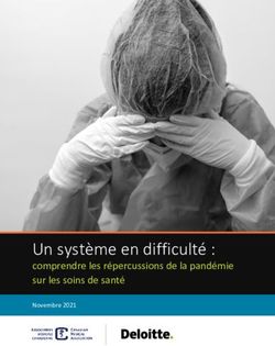 Un système en difficulté : comprendre les répercussions de la pandémie sur les soins de santé