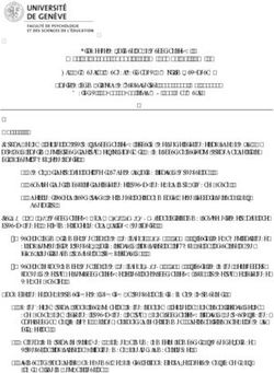 Métier d'enseignant.e et évolutions de l'école - Université de Genève