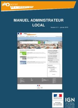 MANUEL ADMINISTRATEUR - Géoportail de l'Urbanisme