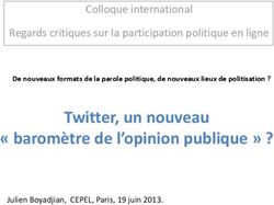Twitter, un nouveau " baromètre de l'opinion publique " ?