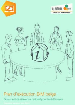Plan d'exécution BIM belge - Document de référence national pour les bâtiments Première version, juin 2019 - BIMportal