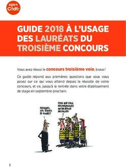 GUIDE 2018 &Agrave; L'USAGE DES LAUR&Eacute;ATS DU TROISI&Egrave;ME CONCOURS - CFDT