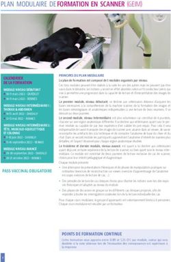 PLAN MODULAIRE DE FORMATION EN SCANNER (GEIM) - AFVAC