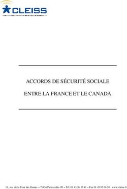 ACCORDS DE SÉCURITÉ SOCIALE ENTRE LA FRANCE ET LE CANADA