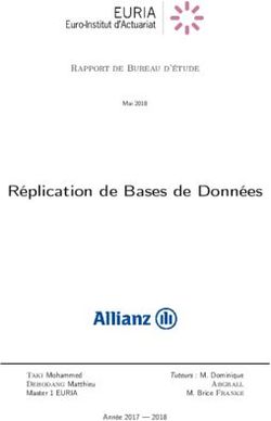 Réplication de Bases de Données - Rapport de Bureau d'étude - Tuteurs : M. Dominique Abgrall M. Brice Franke - euria