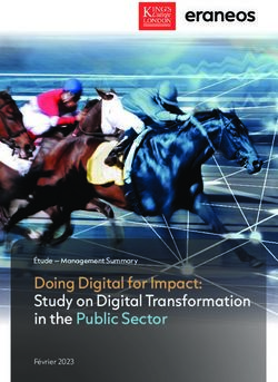 Doing Digital for Impact: Study on Digital Transformation in the Public Sector - &Eacute;tude - Management Summary