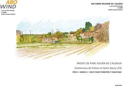 PROJET DE PARC EOLIEN DE L'ALGOUX - Communes de Parlan et Saint-Saury (15) - Cantal