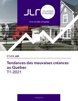 Tendances des mauvaises cr&eacute;ances au Qu&eacute;bec - T1-2021 &Eacute;TUDE JLR