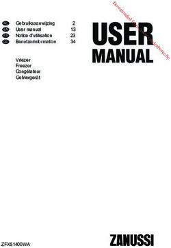 Gebruiksaanwijzing User manual Notice d'utilisation Benutzerinformation 2 13 23 34