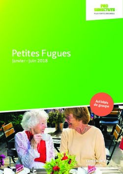 Petites Fugues Janvier - juin 2018 - Activit&eacute;s de groupe - Pro Senectute Vaud