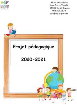 Projet pédagogique 2020-2021 - ALSH périscolaire 3 rue Pierre Trouillé 65500 Vic en Bigorre 05.62.31.68.74 - Communauté ...