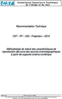 Recommandation Technique CST - RT 033 - Projection - 2012 Méthodologie de relevé des caractéristiques de reproduction des sons des oeuvres ...