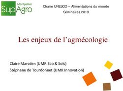 Les enjeux de l'agro&eacute;cologie - Claire Marsden (UMR Eco & Sols) St&eacute;phane de Tourdonnet (UMR Innovation)