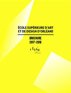 ÉCOLE SUPÉRIEURE D'ART ET DE DESIGN D'ORLÉANS - Brochure 2017-2018 - esad-orleans