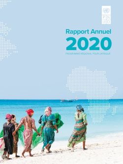 PROGRAMME RÉGIONAL POUR L'AFRIQUE - UNDP in Africa