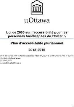 Loi de 2005 sur l'accessibilité pour les personnes handicapées de l'Ontario Plan d'accessibilité pluriannuel 2013-2016