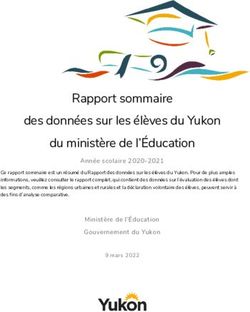 Rapport sommaire des donn&eacute;es sur les &eacute;l&egrave;ves du Yukon du minist&egrave;re de l'&Eacute;ducation