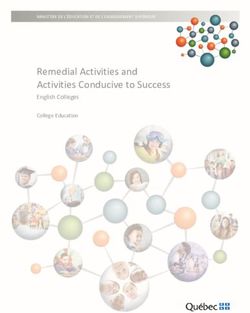 Remedial Activities and Activities Conducive to Success - English Colleges College Education