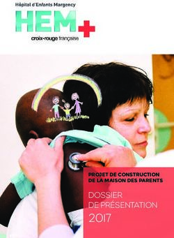 2017 DOSSIER DE PRÉSENTATION - PROJET DE CONSTRUCTION DE LA MAISON DES PARENTS - Hopital d'Enfants Margency