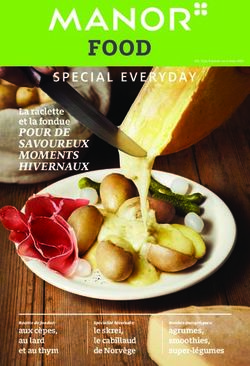 POUR DE SAVOUREUX MOMENTS HIVERNAUX - La raclette et la fondue - aux cèpes, au lard et au thym - Manor