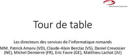 Tour de table Les directeurs des services de l'informatique romands MM. Patrick Amaru (VD), Claude-Alain Berclaz (VS), Daniel Crevoisier (NE) ...
