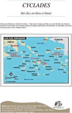 CYCLADES Des &icirc;les en bleu et blanc - Medicercle