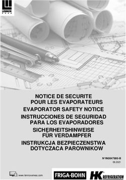 NOTICE DE SECURITE POUR LES EVAPORATEURS EVAPORATOR SAFETY NOTICE INSTRUCCIONES DE SEGURIDAD PARA LOS EVAPORADORES SICHERHEITSHINWEISE FÜR ...
