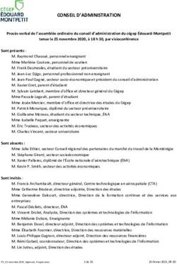 CONSEIL D'ADMINISTRATION - C&eacute;gep &Eacute;douard-Montpetit