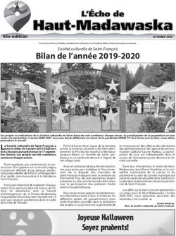 Bilan de l'ann&eacute;e 2019-2020 - Canada municipal