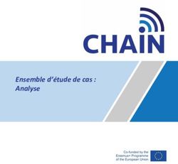 Ensemble d'étude de cas : Analyse - Chain Project