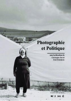 Photographie et Politique - sous la direction de Christophe David Joan Grandjean