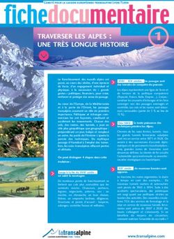 Fichedocumentaire TRAVERSER LES ALPES : UNE TRÈS LONGUE HISTOIRE