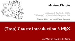 (Trop) Courte introduction &agrave; LATEX - Maxime Chupin mettrelepied&agrave;l'&eacute;trier - mettre le pied &agrave; l'&eacute;trier