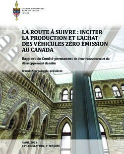 LA ROUTE À SUIVRE : INCITER LA PRODUCTION ET L'ACHAT DES VÉHICULES ZÉRO ÉMISSION AU CANADA - Rapport du Comité permanent de l'environnement et du ...