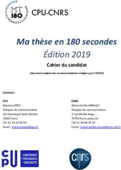 Ma thèse en 180 secondes - Édition 2019 Cahier du candidat