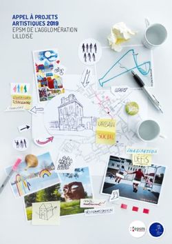 APPEL À PROJETS ARTISTIQUES 2019 EPSM DE L'AGGLOMÉRATION LILLOISE - EPSM-AL