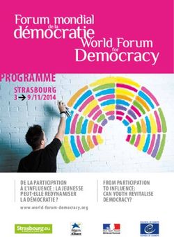 PROGRAMME STRASBOURG 3 9 /11/2014 - DE LA PARTICIPATION &Agrave; L'INFLUENCE : LA JEUNESSE PEUT-ELLE REDYNAMISER LA D&Eacute;MOCRATIE ? - Council of Europe