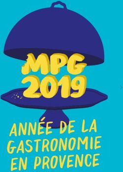 Ann&eacute;e de la gastronomie en provence - MPG2019