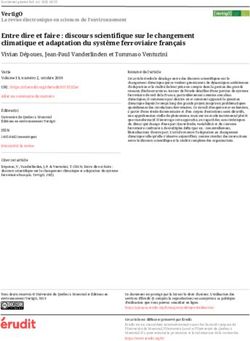 Entre dire et faire : discours scientifique sur le changement climatique et adaptation du syst&egrave;me ferroviaire fran&ccedil;ais - &Eacute;rudit